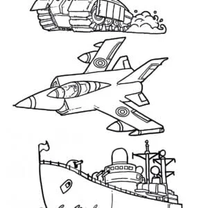 Colouring in - vehicles