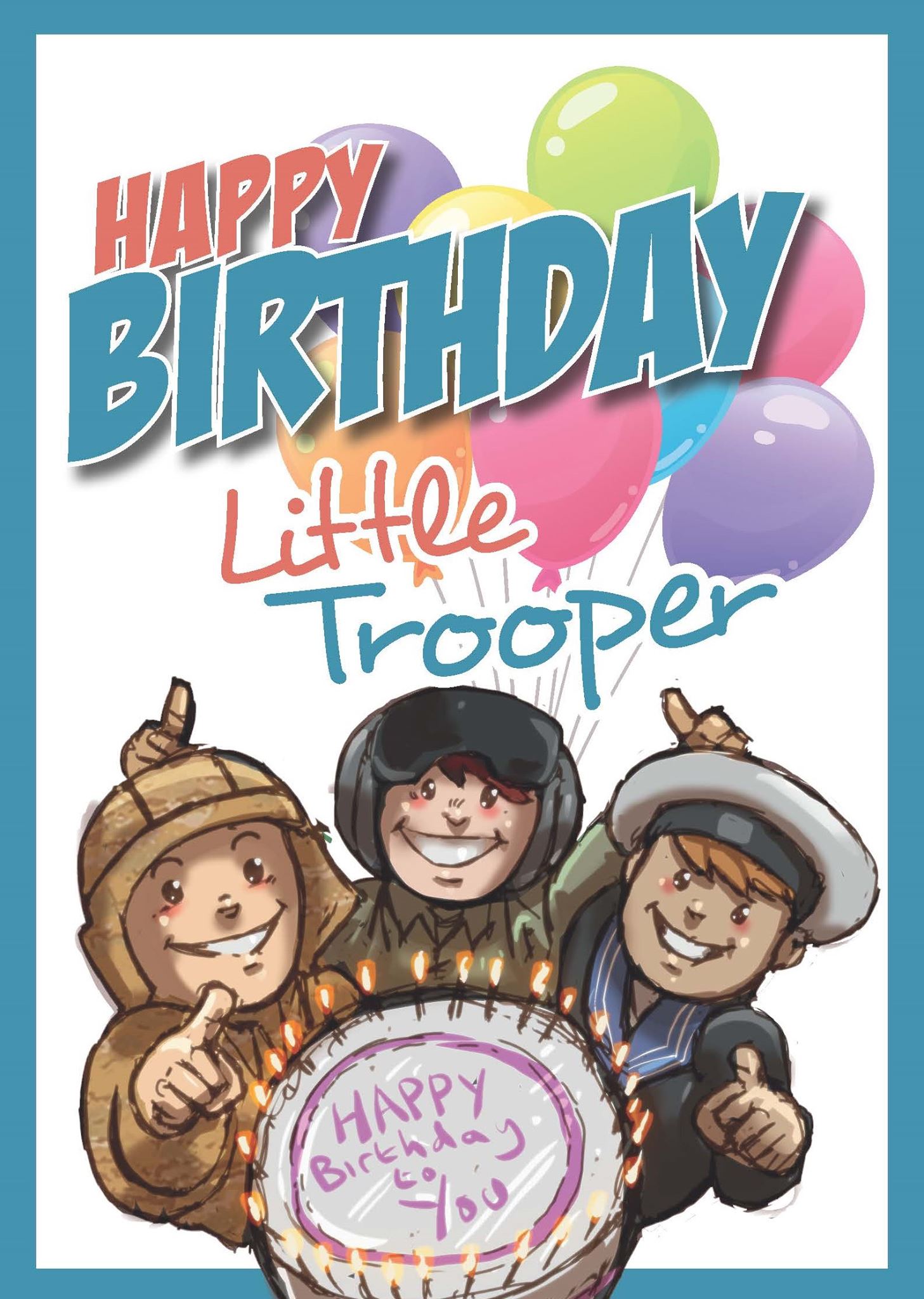 Limited edition birthday packs available now - Little Troopers