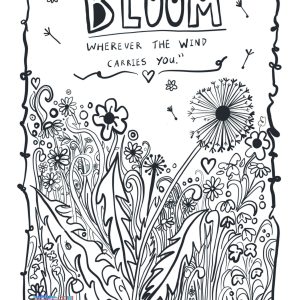 MOTMC At Home Dandelion Colouring