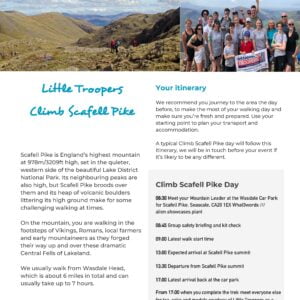 Scafell Pike Participant information