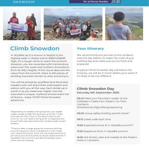 Snowdon 2025 participant information pack
