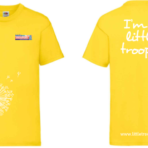Child Little Troopers Dandelion T-shirt (Yellow)