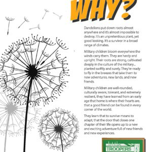 Little Troopers Club - Dandelion Poem Poster
