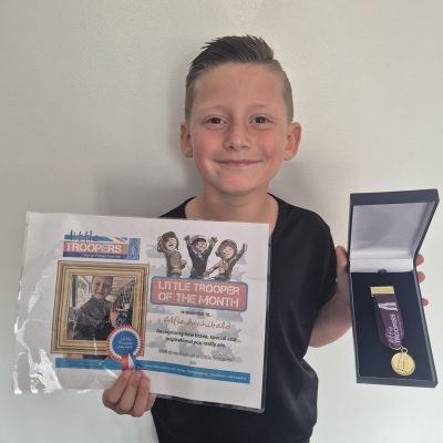 Alfie medal pic