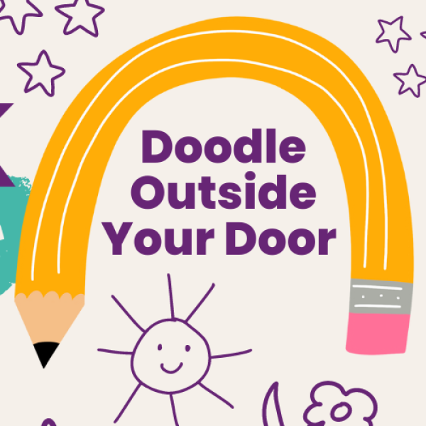 Explore nature surrounding your home and let your child doodle their finds for the chance to win a creative doodling pack and their design printed on e50K's regional MYIP box 2023.