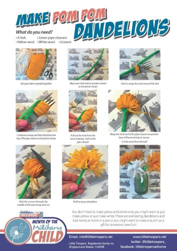 LT_Month Military 2025_Make pom pom Dandelions