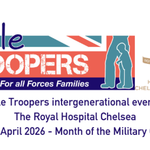 Little Troopers intergenerational event at Royal Hospital Chelsea 12th April 2024 - Month of the Military Child