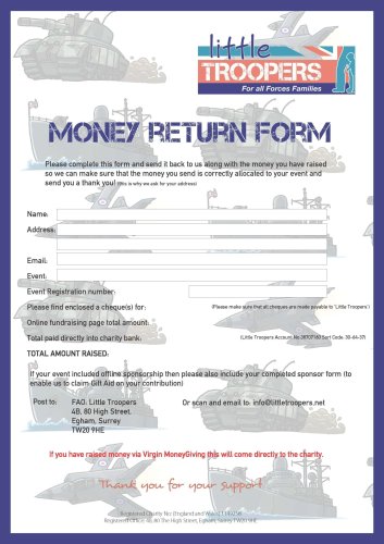 Money Return Form 2019